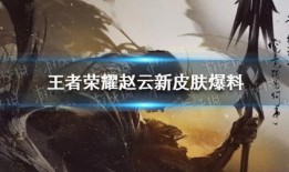 王者新皮肤赵云爆料视频,王者峡谷再添传奇风采